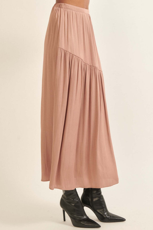 Moon River Asymmetrical Maxi Skirt - ShopPromesa