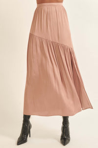 Moon River Asymmetrical Maxi Skirt - ShopPromesa