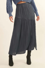 Moon River Asymmetrical Maxi Skirt - ShopPromesa