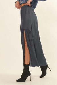 Moon River Asymmetrical Maxi Skirt - ShopPromesa