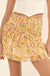 Sun Lover Smocked Floral Chiffon Ruffled Mini Skirt - ShopPromesa