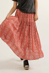 Vagabond Soul Paisley-Print Maxi Prairie Skirt - ShopPromesa