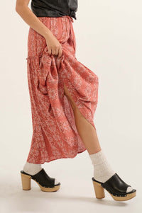 Vagabond Soul Paisley-Print Maxi Prairie Skirt - ShopPromesa