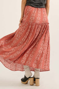 Vagabond Soul Paisley-Print Maxi Prairie Skirt - ShopPromesa