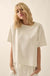 Premium Scuba Loose-Fit High-Low Boxy Tee - ShopPromesa