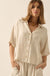 Act Natural Linen-Blend Oversize Short-Sleeve Shirt - ShopPromesa