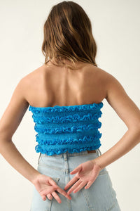 Pure Joy Smocked Ruffle Tube Top - ShopPromesa