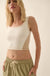 Premium Scuba Colorblock Cropped Tank Top - ShopPromesa