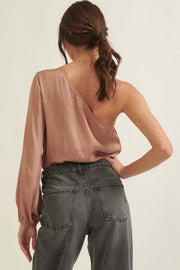 Chic to Chic One-Shoulder Cutout Bodysuit - ShopPromesa
