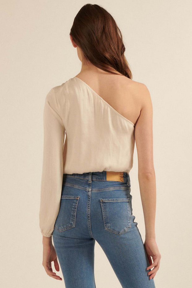 Chic to Chic One-Shoulder Cutout Bodysuit - ShopPromesa